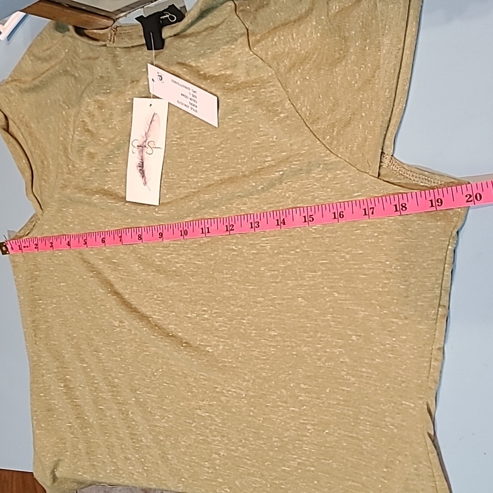 Jessica Simpson Rivers Raglan Baby Tee Size Large - Picture 14 of 15